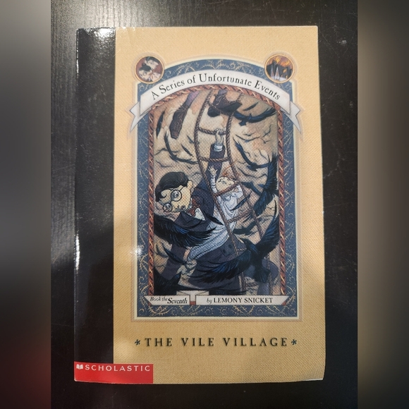 Scholastic The Vile Village Book - Black and Tan Cover - Picture 1 of 2